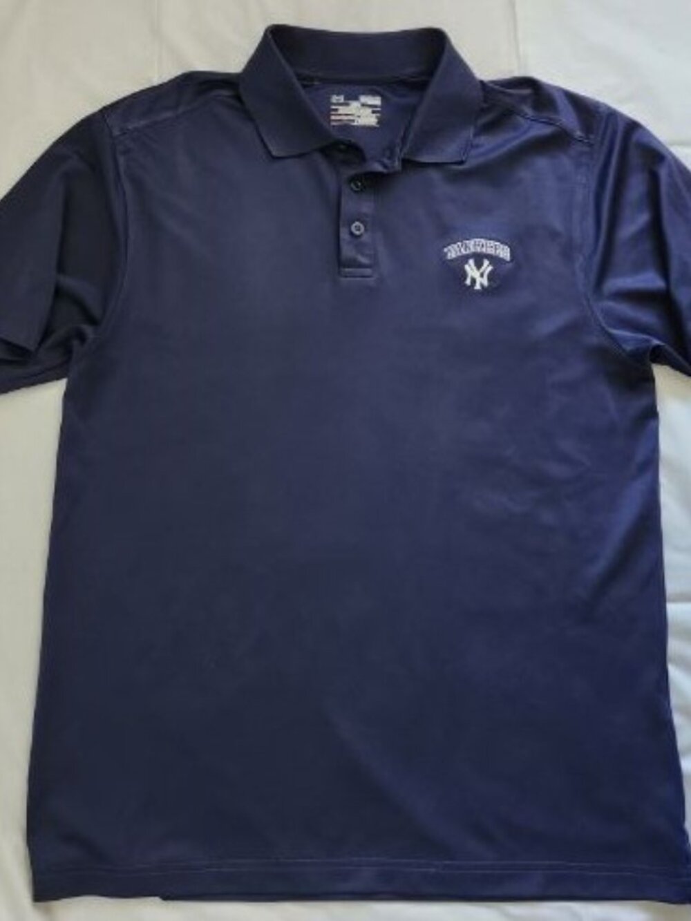 Men's New York Yankee Under Armour Polo navy Size Medium